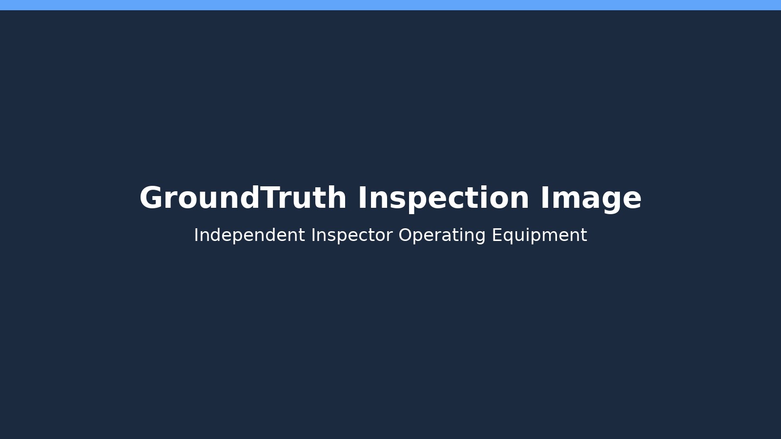 GroundTruth inspector operating inspection equipment to diagnose a sewer smell inside a home