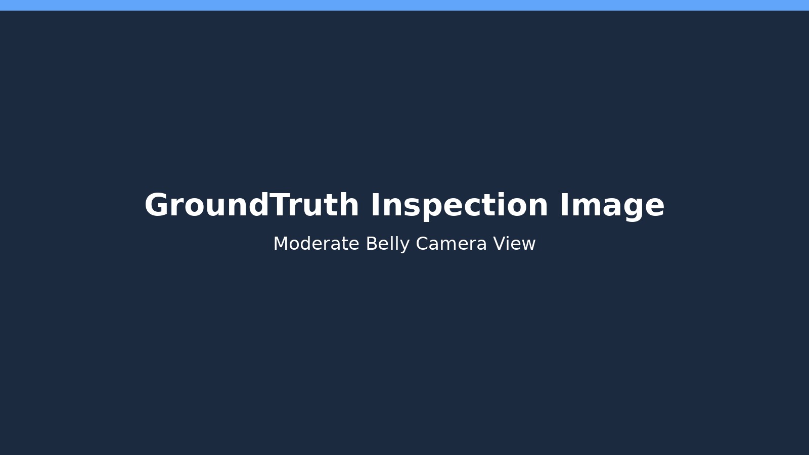 Moderate sewer belly visible during camera inspection